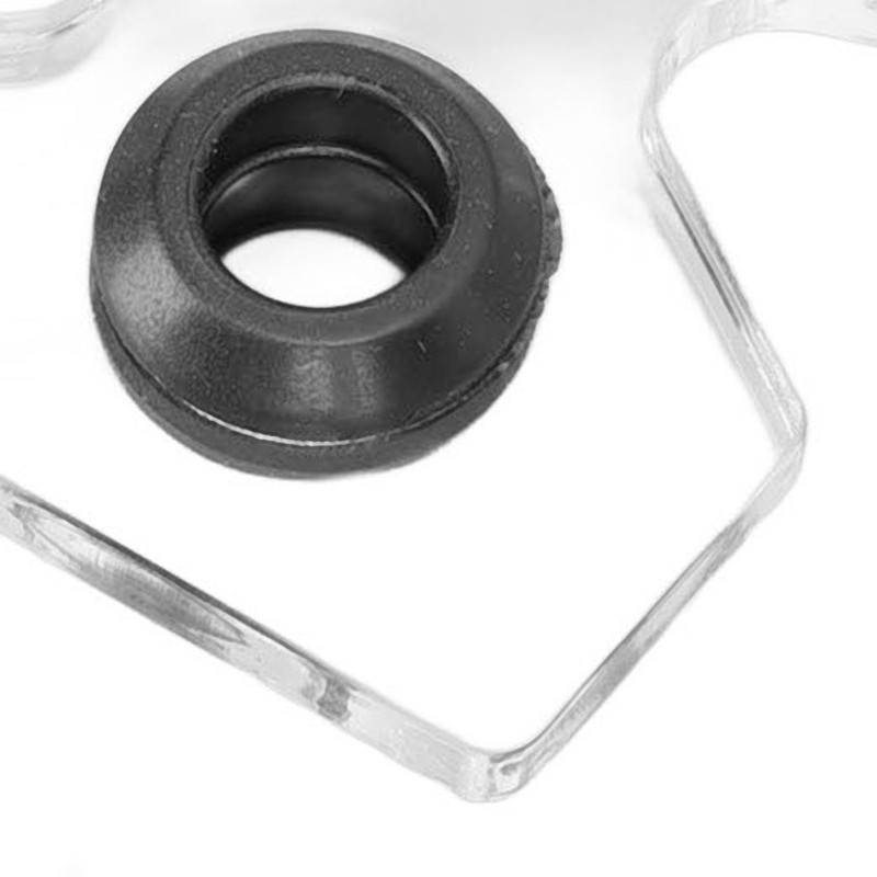 Clear Plastic Pool Billiard Cue Bridge Head Pool Stick Holder