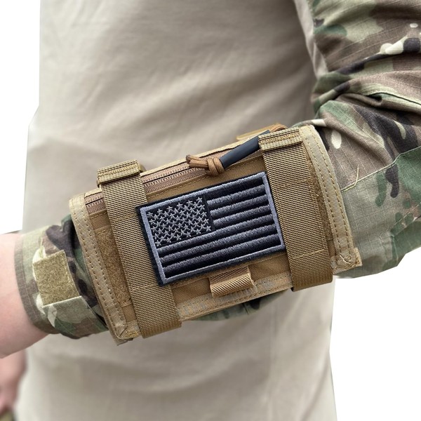 Tactical Arm Sleeve Map Pouch Case Documets Holder Wrist Case