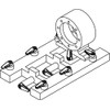 HALDER 24100.0102 Rotary Latch, Black, d1 = M6