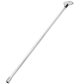 Stanbroil Universal 24-Inch Gas Valve Key, Fits 1/4" and 5/16" Turn Ball Valve for Fire Pits and Fireplaces, Polished Chrome