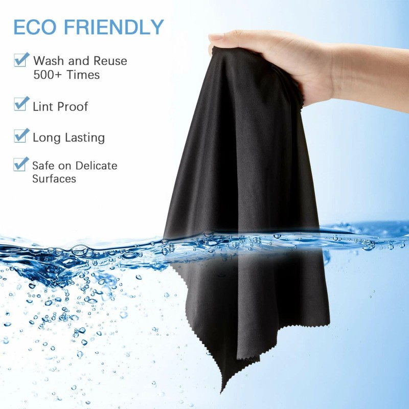 Cystal Clear Oversized Microfiber Cleaning Cloth 20" X 20" for