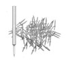 Lokatall Seamless Nails, 100 Pieces Double Head Skirting Board Thread
