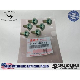 Suzuki OEM 1999 - 2007  (6) Hayabusa Gsx1300R Clutch Spring Bolts 21482-02F12