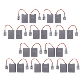 Escobillas de Carbón para Motor, 20 Piezas Escobillas de Carbón para Motor, Amoladora Angular Taladro Eléctrico Martillo Herramientas Eléctricas Piezas de Repuesto para