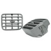 Finao Autoparts® 2 x Car Dashboard Air Vent Grille Grey