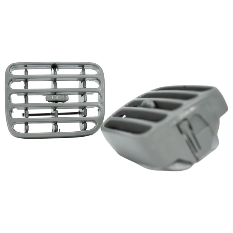 Finao Autoparts® 2 x Car Dashboard Air Vent Grille Grey