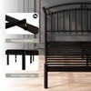 Feonase Queen Black Bed Frame, Heavy-Duty Metal Bed Frame with