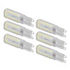 6pcs G9 LED Bulbs 7W Dimmable 360° Illumination Replacement Light