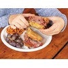 50Pack 9inch Party Plates Disposable Sugarcane Bagasse Plates - Heavy