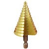 Amazleer Step Drill Bit 5-35MM, Titanium Cone Cutter for Metal,