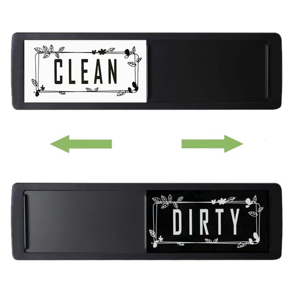 Lissaberg Dishwasher Magnet Clean Dirty Sign, Upgrade Strong Magnet Slide