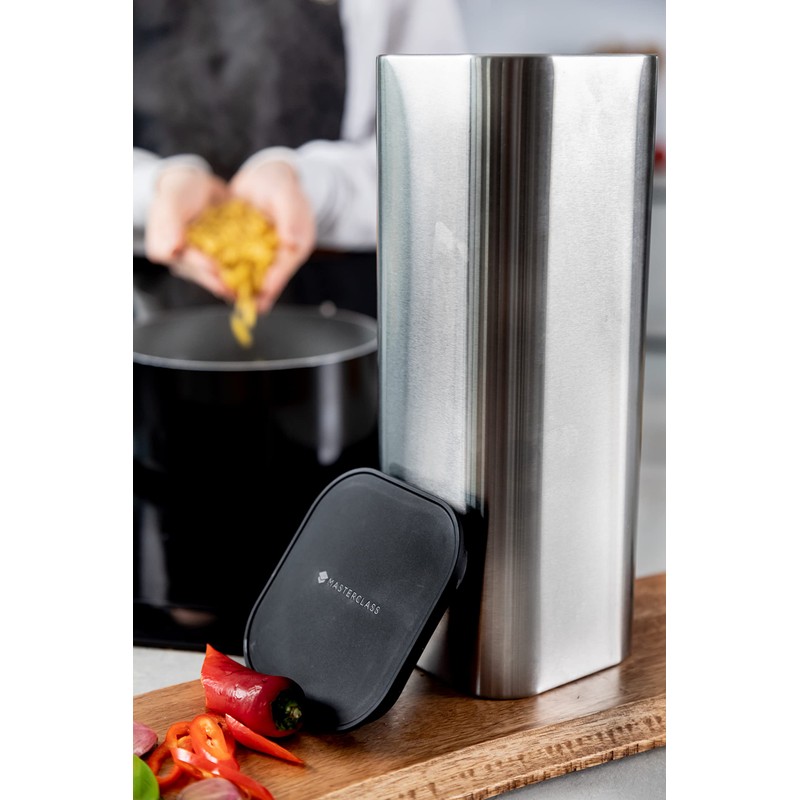 MasterClass Stainless Steel Antimicrobial Storage Container, 29 cm, Sleeved