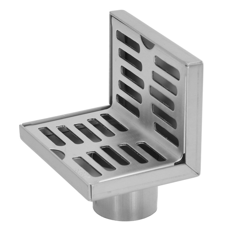 Corner Floor Drain 304 Stainless Steel Surfaces Drawing Process L