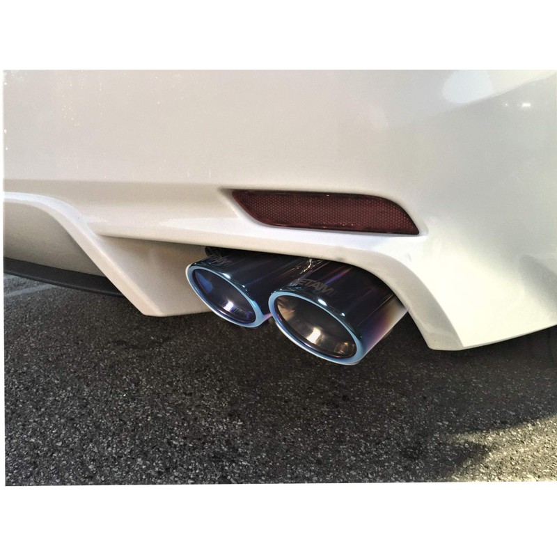 NETAMI 2.25' Inlet to 3.5" Dual Outlet Stainless Steel Exhaust