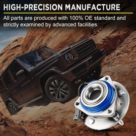 AUTOSTEADY 5-Lug Front Wheel Bearing Hub Assembly Replacement for 2000-2007 2008 2009 2010 2011 2012 2013 Chevy Impala, for Monte Carlo, Buick Century Regal, Pontiac Grand Prix, DTS Deville, 513121