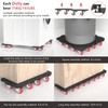 ONEON Add-on 4Pack Connectable Dolly Furniture Movers with 360° Rotating
