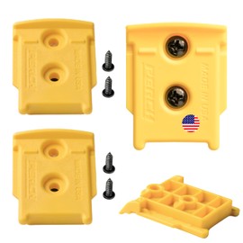 3 Pack Tool Holder Wall Mount for DeWalt 20v/60v Cordless Tools - Snap Fit Drill Holder Wall Mount for DeWalt Tool Hanger with 6 Screws - Easy to Install, Screw in and Lock