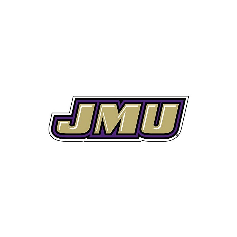 Craftique James Madison Decal (JMU Decal (3",4",6",12"), 3 in)