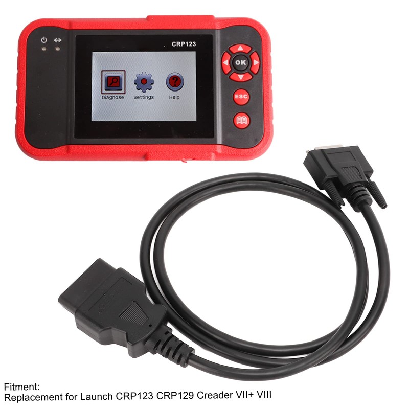 Adaptador de Cable OBD2, Conector de Cable OBDII de 16