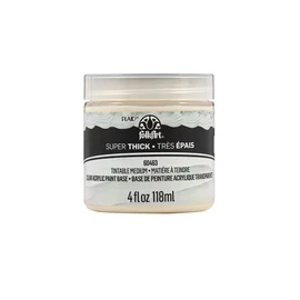 FolkArt Super Thick Acrylic Paint with a Textured Finish, Tintable Medium, 4 oz