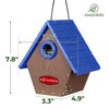 Kingsyard Recycled Plastic Bird House for Outdoors - Hanging Nesting