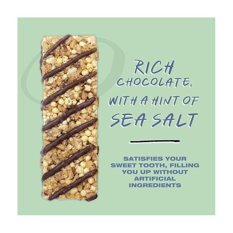 Clean Ready CLEAN Bar, SEA SALT DARK CHOCOLATE 24 TOTAL