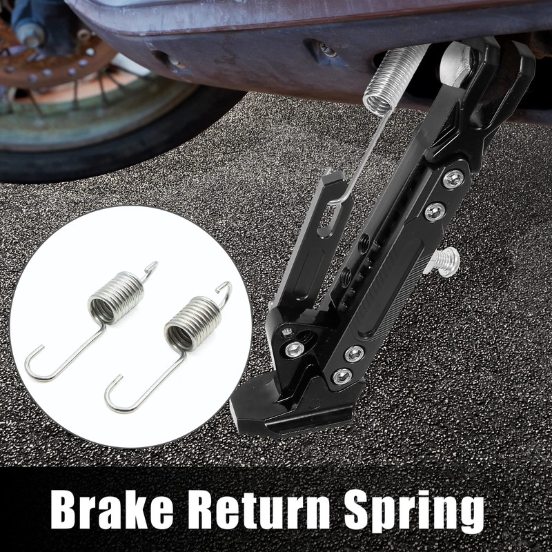 Sourcing Map 2pcs 8 cm Length Silver Metal Motorcycle Brake