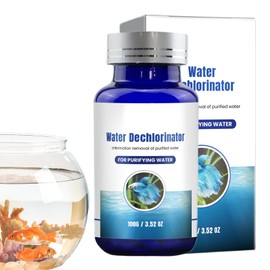 Water Purification Tablets Aquarium - Water Cleaning Tablets for Fish Water 100g | Aquarium Conditioner for Algae Removal, Powerful Pond Dechlorinator
