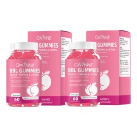 Gwynne Bbl Gummies Fenogreco Aumento De Senos Y Glúteos Gominolas Sabor Natural 2pcs