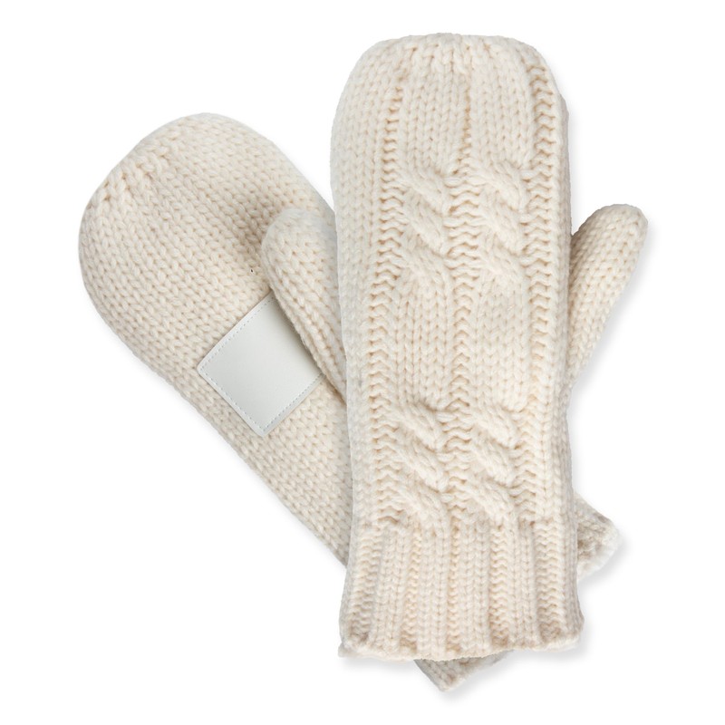 isotoner Women's Chunky Cable Knit Cold Weather Mittens with Warm,