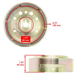 Caltric Stator Flywheel Rotor For Suzuki LT-A400 LTA400F Eiger 400 2x4 4X4 Auto 2002-07