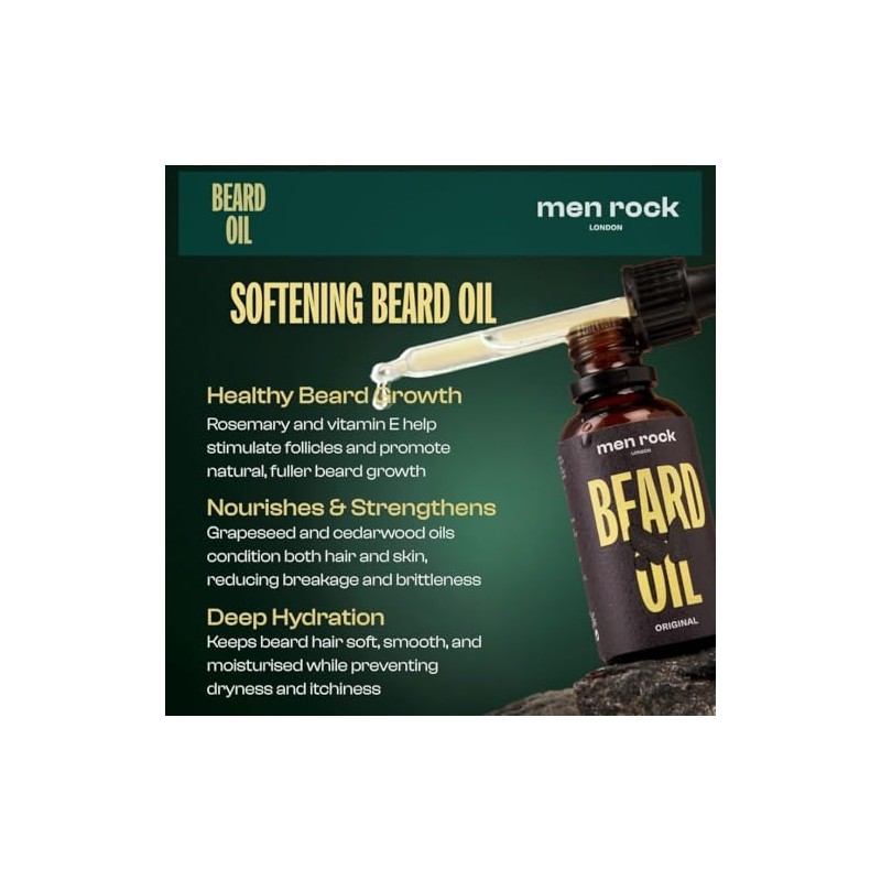 Men Rock Beardy Beloved Awakening Essential Beard Kit Lima Siciliana
