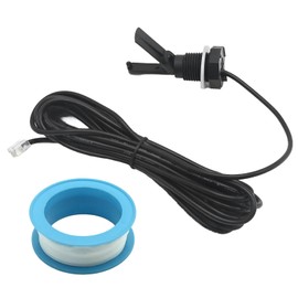 Anxingo GLX-FLO-RP Pool Flow Sensor with 15-Foot Cable, Replacement for Hayward Salt Cell and Salt Chlorine Generator System, Replacement for Goldline Aquarite Salt Systems