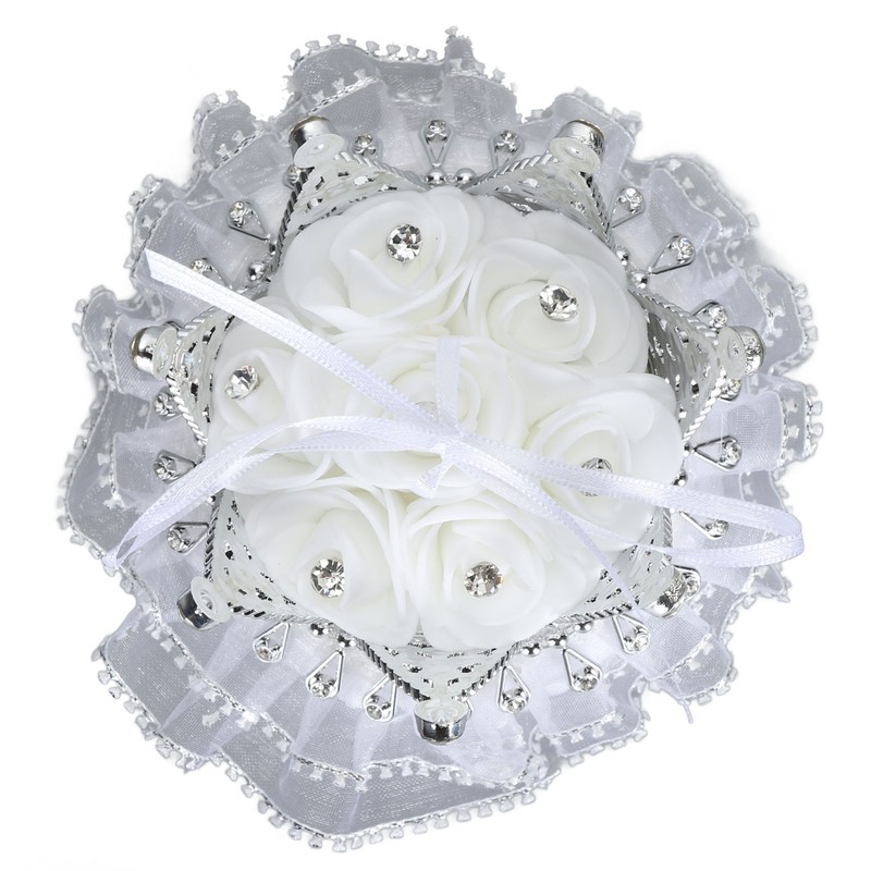 Crown Ring Box Luxurious Romantic Engagement Ring Box Portable Compact