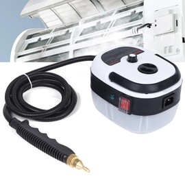 High Pressure Handheld Steam Cleaner,2500w High Temp Car Detailing Handheld Steamer,Portable Cleaning Machine for Stove,Pot,Kitchen,Range Hood (White)