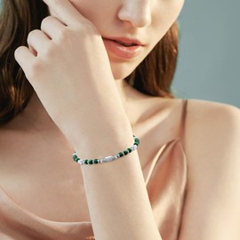 Bracelets for Womens, Beaded Bracelets, Silver Bracelet for Women & Gold Bracelet for Women, Boho Bracelets, Trendy Jewelry Gifts for Lover Mom