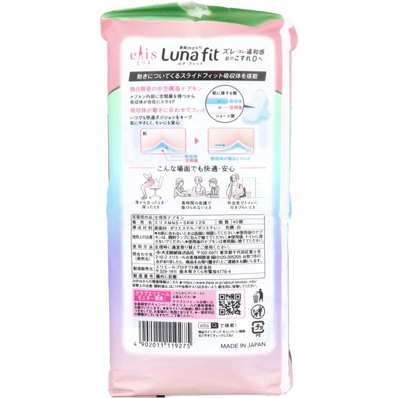 Ellis Luna Fit Ultra Slim Skin Texture for Many Days,
