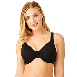 Wacoal Women's High Standards Underwire Bra, Black, 36G
