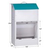 ZHEQOGZH Galvanized Automatic Dog Feeder Large Breed 45 Pounds, Metal