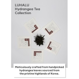[Korean Food] LUHALU Premium Korean Hydrangea Tea | Decaffeinated, No Preservatives, No Artificial Flavors, Sugar Free, No Artificial Sweeteners | Dried Loose Leaf Tea | 5 Count, NET WT 0.35 OZ