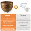 5 Qt Wood Mixing Bowl Compatible with KitchenAid Tilt-Head Stand
