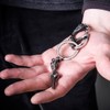 Artemis Kings Skull Crown Dagger Keychain AKK0005 Men's Women's Brand