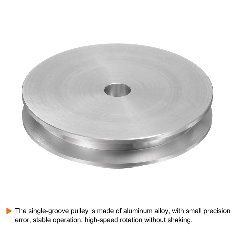 sourcing map Single Groove Pulley 6 mm Fixed Bore 60