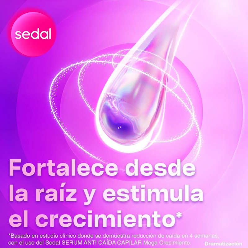 Tónico Capilar Sedal Mega Crecimiento 100ml – Cabello más fuerte