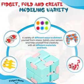 30 Pcs Fidget Toys Pack - Party Favors Autism Sensory Toy Bulk - Adults Kids Stress Relief Stress Autistic ADHD Anxiety Fidgets Set - Carnival Classroom Treasure Box Prizes
