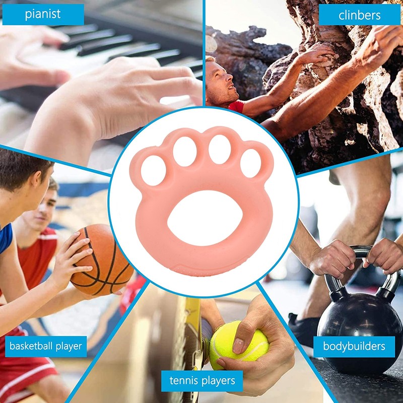 Finger Strength Trainer Hand Grip Exerciser Strengthener Silicone for Children