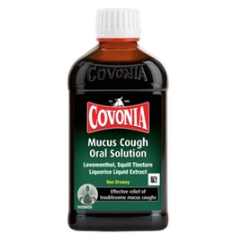 Covonia Mucus Cough Oral Solution, Loosens Chesty Coughs, 300ml