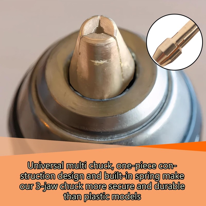 Drill Chuck Collet Set, 25 Pcs Collet, Keyless Drill Chuck