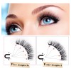 Pestañas Postizas Magnéticas Kit Con Clip 4 Pares