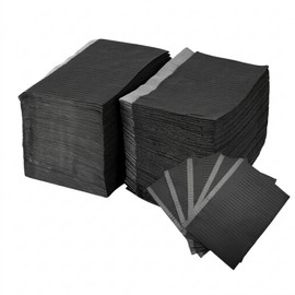 Hi-Fi disposable tattoo sanitary pad waterproof semi-permanent sanitary pad sheet SMP tarpaulin sanitary mat tattoo tarp supplies, 125 pieces, black / 하이파이 일회용 타투 위생 패드 방수 반영구 위생패드 시트 smp 방수포 위생매트 타투방수포 용품, 125개, 블랙